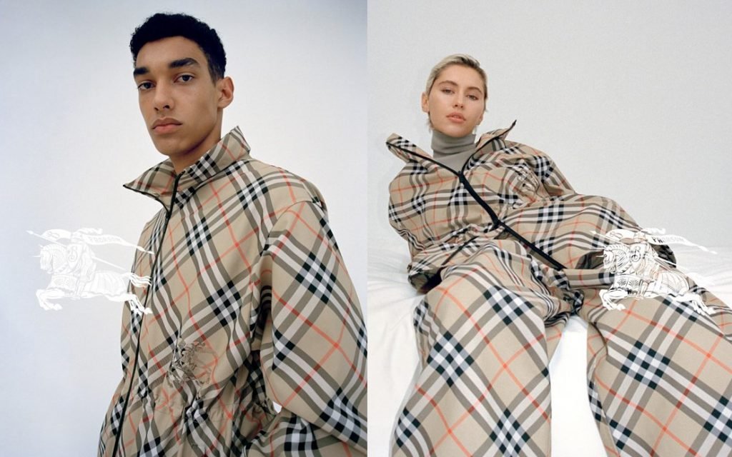 burberry check pattern