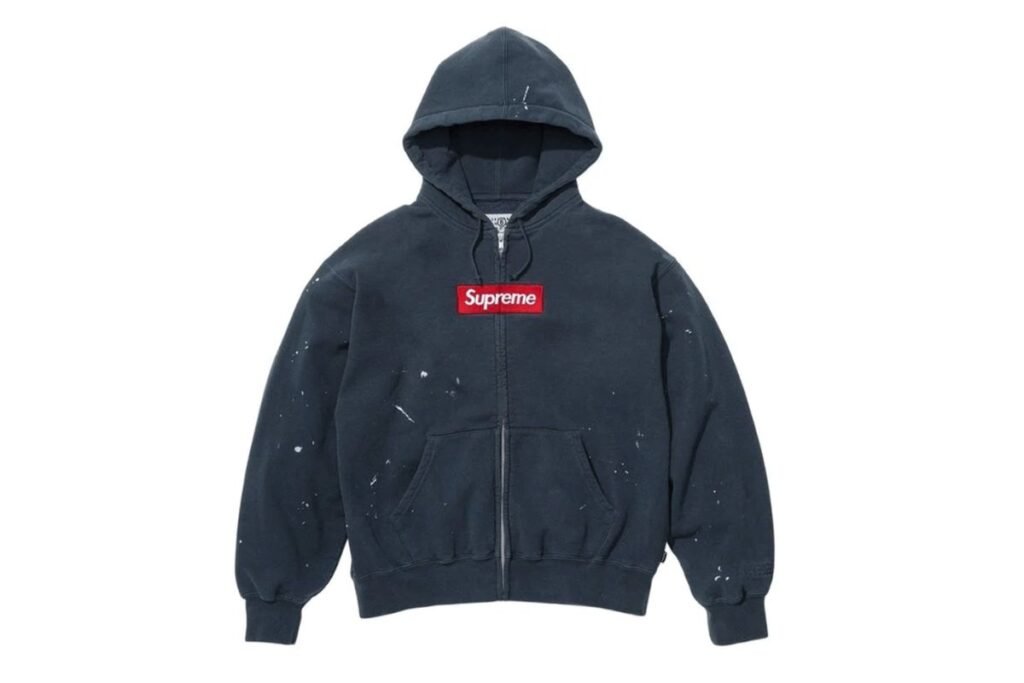 Supreme x MM6's Box Logo Zip Hoodie Just Made History