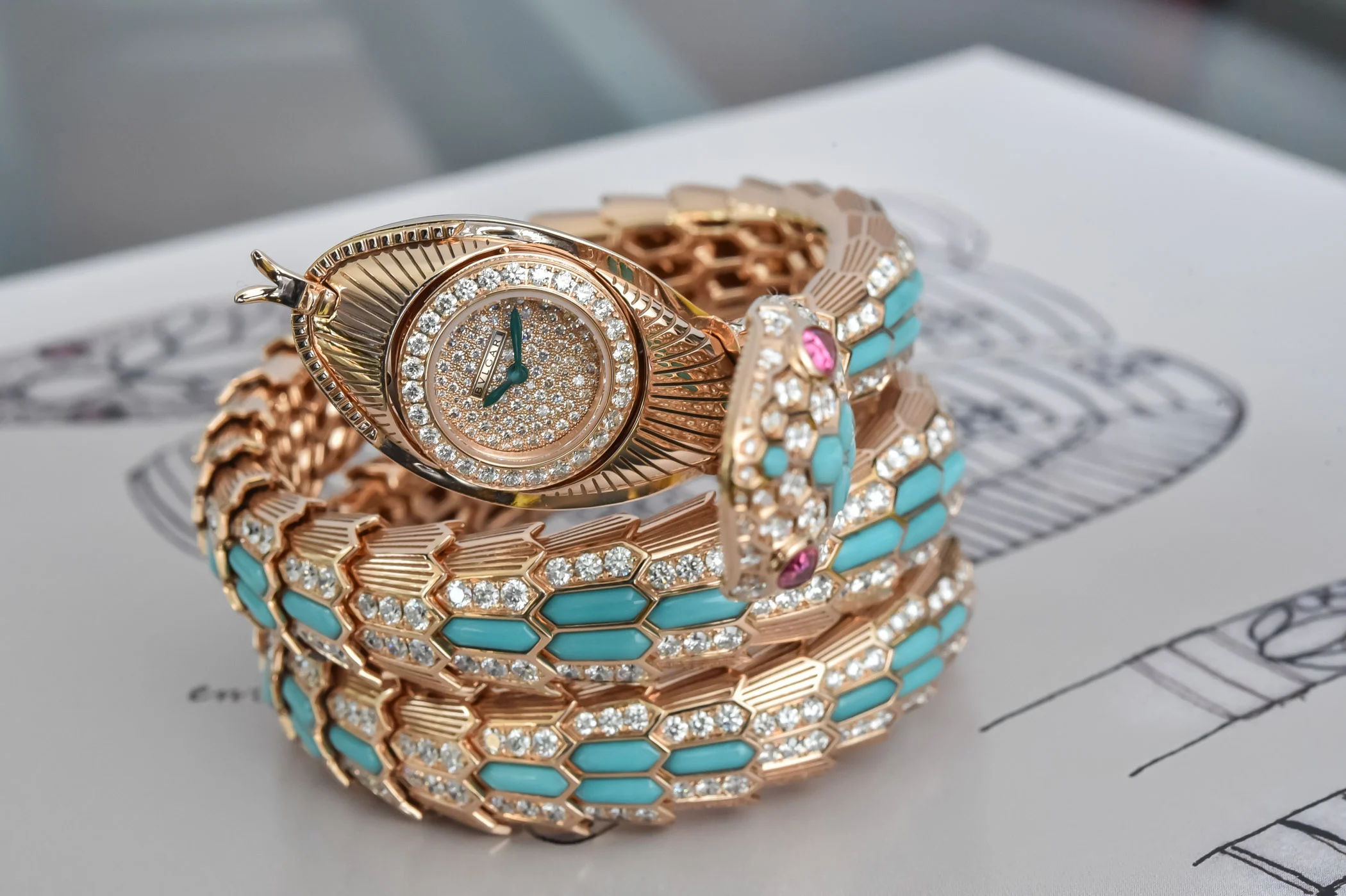 Bvlgari's Serpenti Swallows