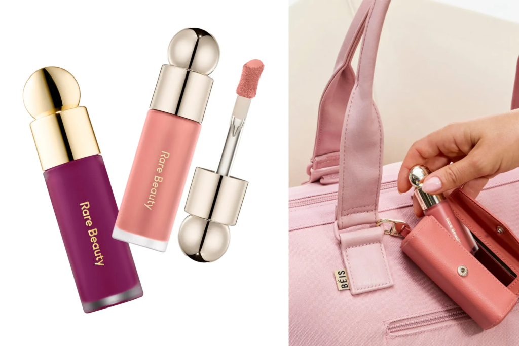 Béis and Rare Beauty Team Up on Luggage and Makeup for Fall
