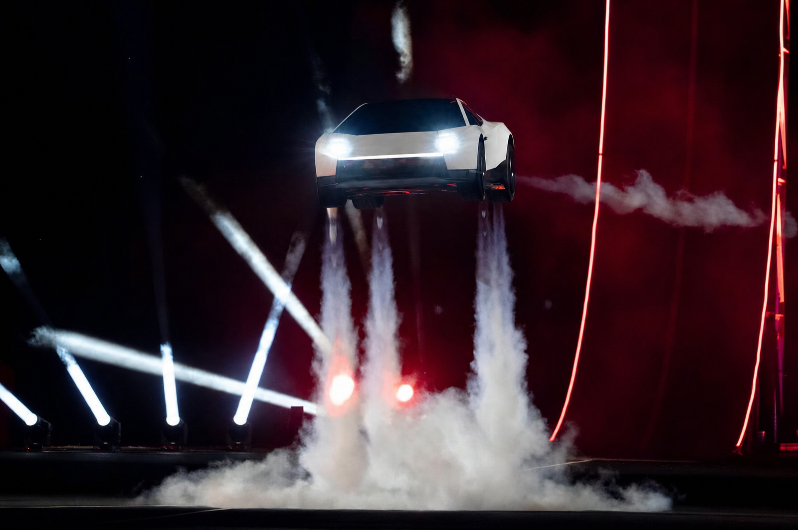 Tesla Finally Unveiled Its Flying Roadster, And It's Exactly as Absurd as You'd Hoped